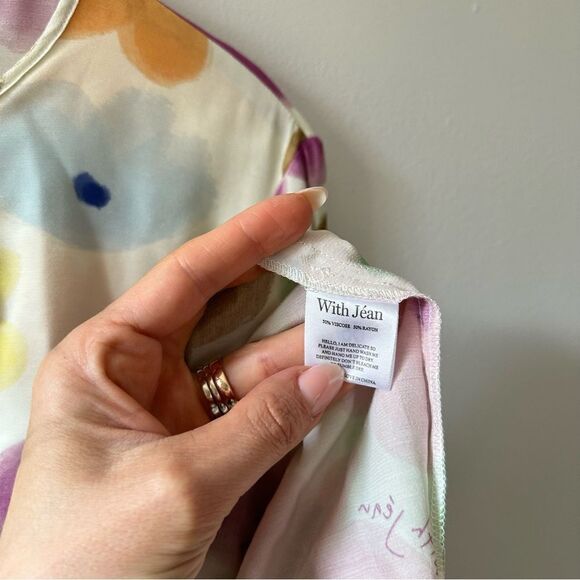 With Jéan Hermana Dress Viola Tricolour - Picture 11 of 12